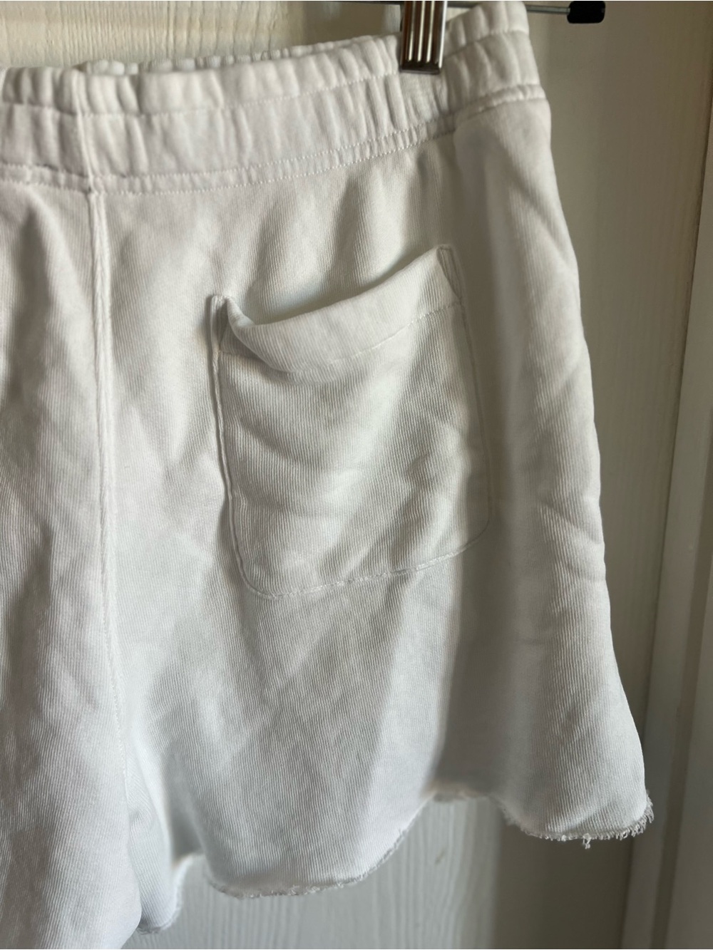 Polo Ralph Lauren Size S Lightweight Cotton Fleece White Drawstring Shorts - Picture 9 of 12